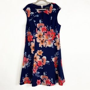 Floral Navy Dress